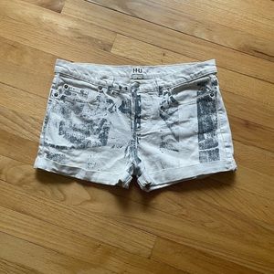 Haute Hippie Jean Star Shorts size 29